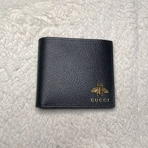 GUCCI ANIMALIER LEATHER WALLET